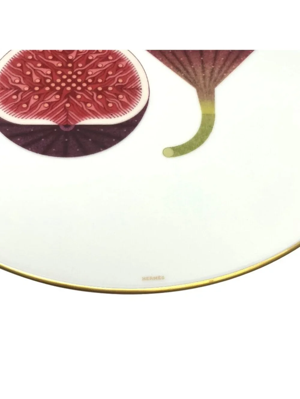 HERMES KAORUMI PORCELAIN FRUIT PLATES SET OF 6 BNIB